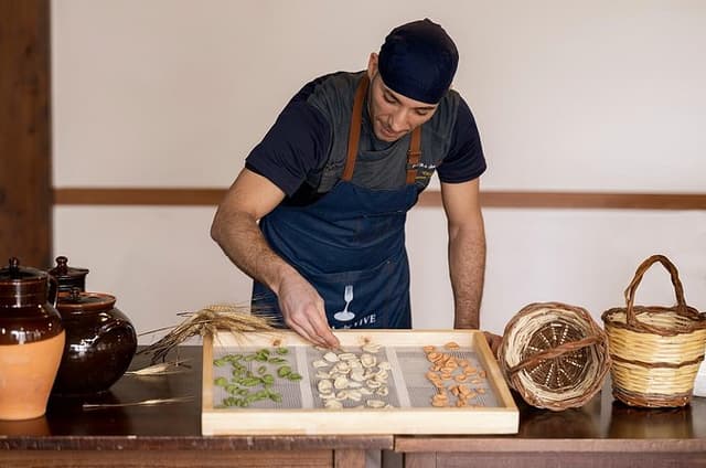 Cooking class in the trulli with chef Davide