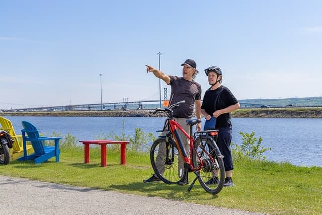 Quebec City: Montmorency Falls and Microbrewery eBike Tour