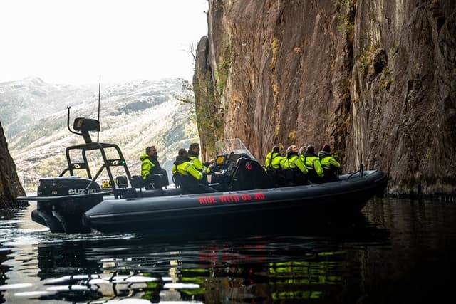 Fjord Tour with hidden cave, Preikestolen, Waterfalls and Goats