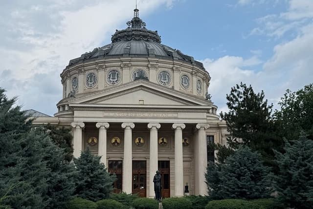 Experience Athenaeum on Private Bucharest Walking Tour