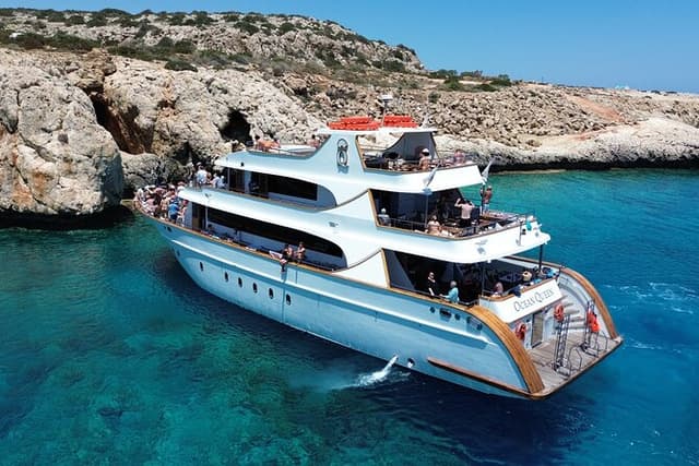 Premium Ayia Napa Cruise with Lunch, Swim Stops & Spacious Decks