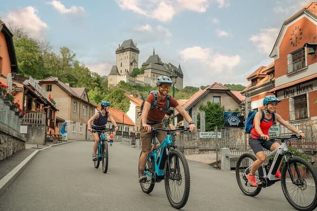 E-Bike Full-Day Trip From Prague: The Mighty Karlstejn Castle