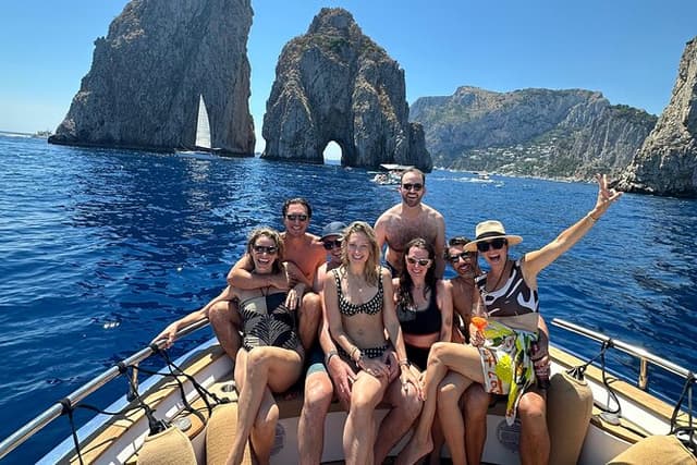 Capri by Private Boat with Blue Grotto & Swimming