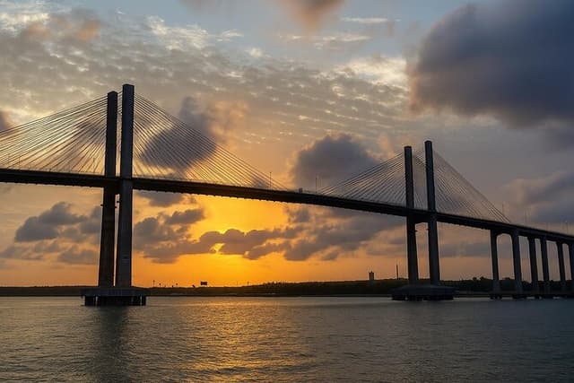 Sunset at Potengi River with Catamaran Ride