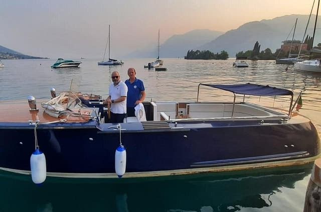 Lake Garda Tour aboard a Venetian Taxiboat