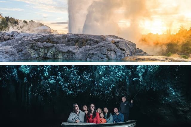 Waitomo Caves & Rotorua - Te Puia Small-Group Tour from Auckland