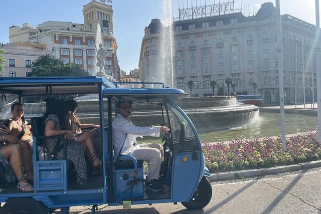 Madrid Highlights Tuk Tuk City Tour with pick up