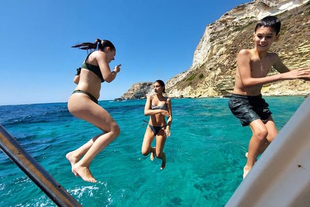 Boat Tour in Cagliari Saddle of the Devil Stops Swimming Snorkeling