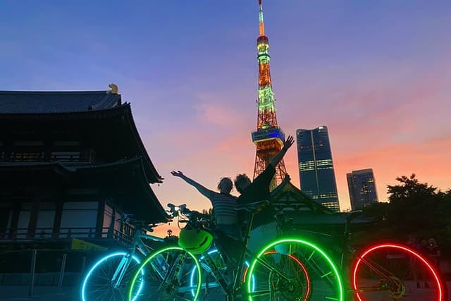 Tokyo: 2-Hour Night E-Bike Tour of the City's Hidden Gems