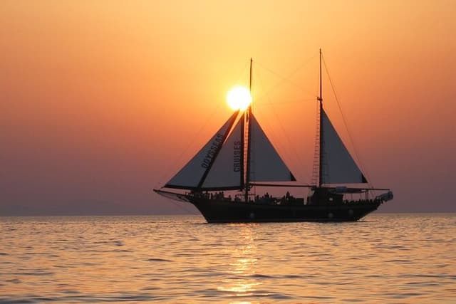 Santorini Sunset Cruise in Caldera
