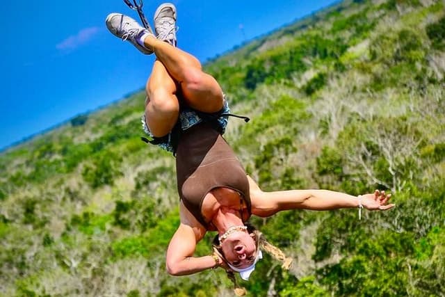 Cenotes, Caves, Ziplines and ATV Fun Tulum with Transportation