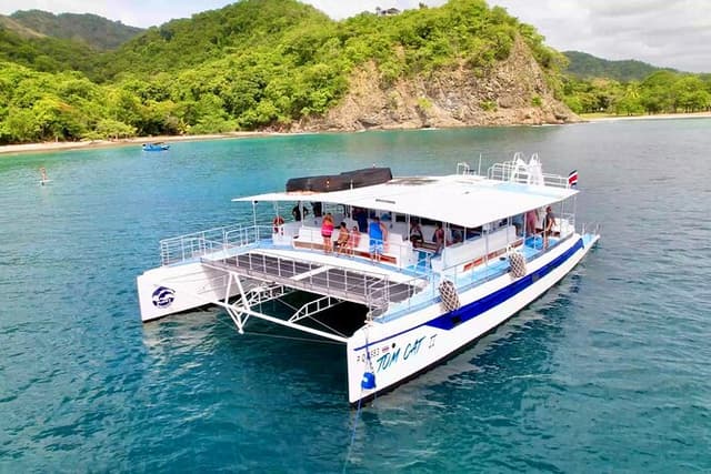 Tamarindo: Snorkel and Sunset Catamaran Cruise with Lunch, Drinks
