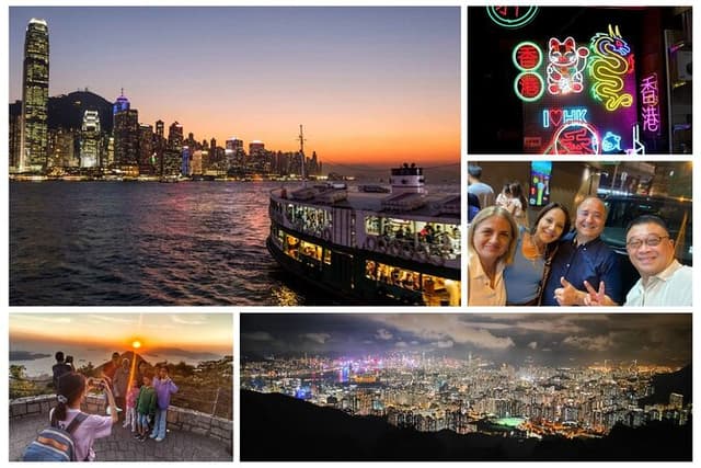 Hong Kong Night Tour | Star Ferry Ride & Symphony of Lights