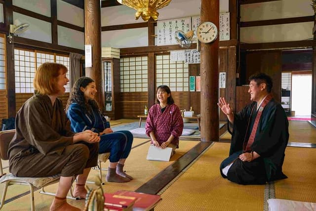 Temple & Local Life Walking Tour with a Monk near Kyoto