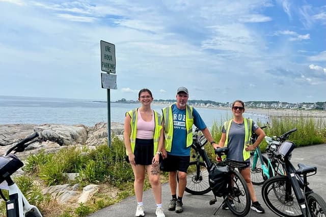 3hr eBike By The Sea Guided Atlantic Tour-Mansions, Beaches+Sites