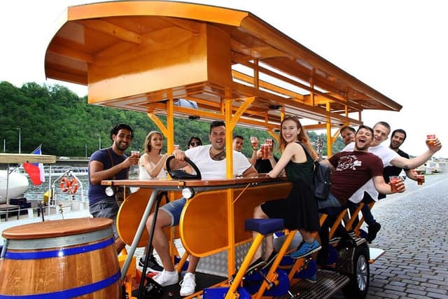 Tbilisi Beerbike Adventure: First Pedal Pub in Tbilisi