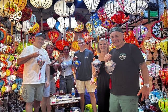 Hoi An Walking Tour, Lantern Making Class & Basket Boat Ride to Coconut Jungle