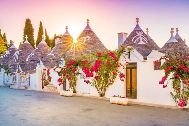 Trulli of Alberobello-tour with audio guide on smartphone
