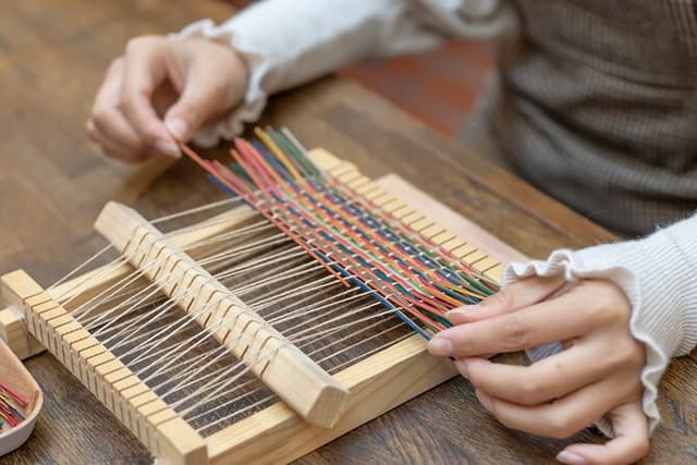 Igusa Weaving Workshop in Kurashiki Bikan District, Café Option