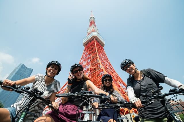 Tokyo Top Highlights 3h Guided E-Bike Tour