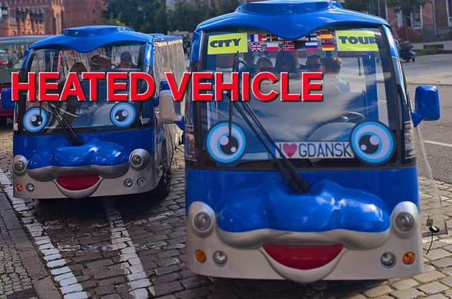 Gdansk City Tour Sightseeing by Golf Cart Shared or Private