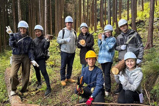 Beyond Tokyo: Private Forest Adventure & Traditional Woodcraft