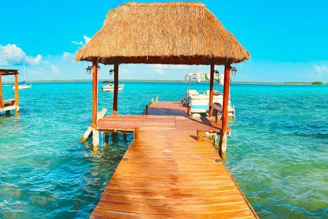Chacchoben Mayan Ruins and Seven Colors Lagoon