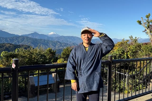 Private Mt. Takao Hike & Onsen from Shinjuku with Ex-JR Conductor
