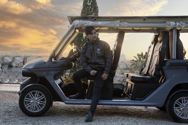 Rome Imperial City: Private Golf Cart Tour with Pick-up Hotel