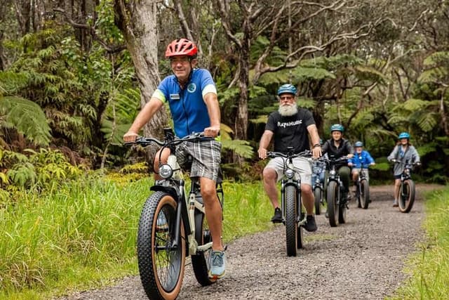 Big Island: Fat Tire E-Bike Tour through Volcanoes National Park