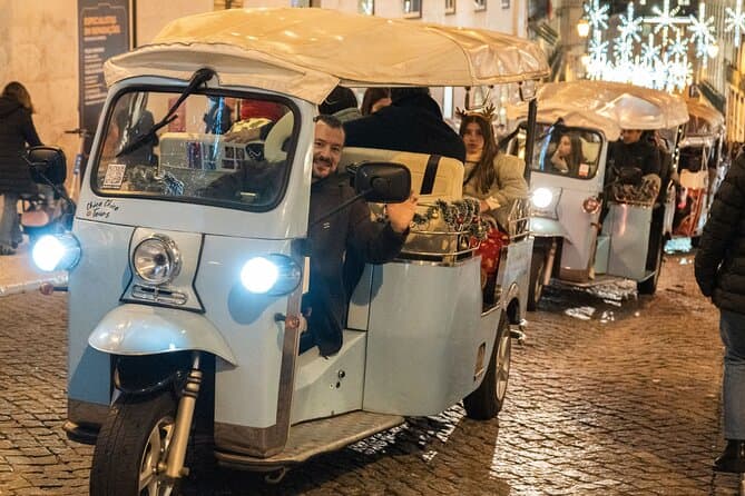 Lisbon Christmas Lights Tour: Festive Nighttime Magic