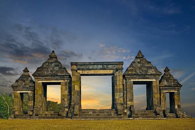 Indonesia: Ratu Boko Temple Entrance ticket