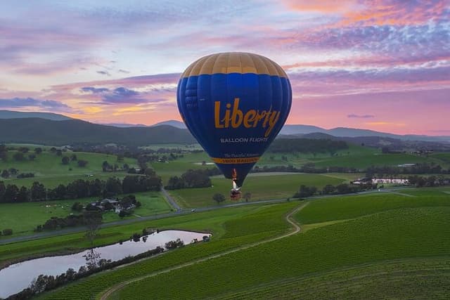 Sunrise Hot Air Balloon Flight over Yarra Valley + Breakfast
