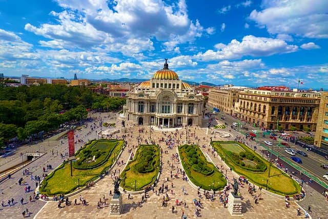 Centro histórico Mexico City and Bellas Artes