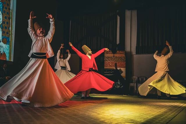 Istanbul Traditional Whirling Dervishes Near Hagia Sophia