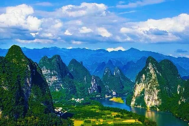 2 days highlights tours : Longji rice terraces & Li River cruise