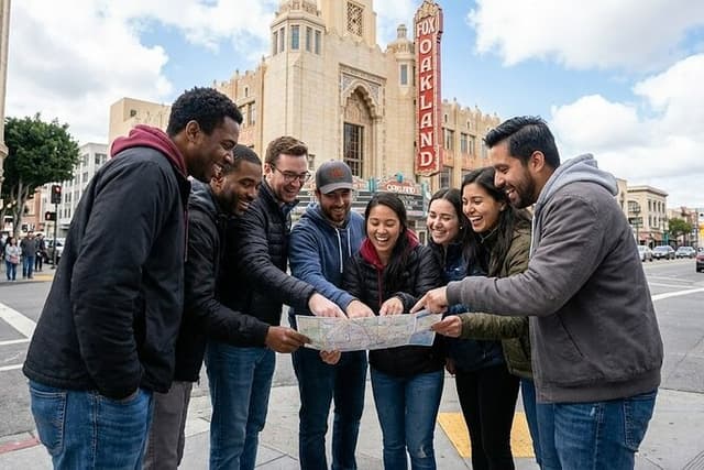 A Spectacular Art Walk: Downtown Oak-tion Packed Adventure
