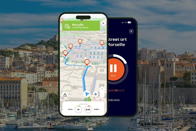 Marseille Audioguided Walking Tour 3h and 24 audio commentary
