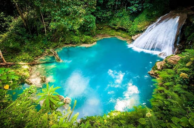 Ocho Rios Private Shore Tour: Blue Hole & Konoko Falls Adventure