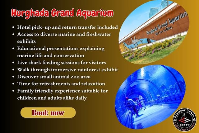 2-Hour Red Sea Marine Life Experience at Hurghada Grand Aquarium