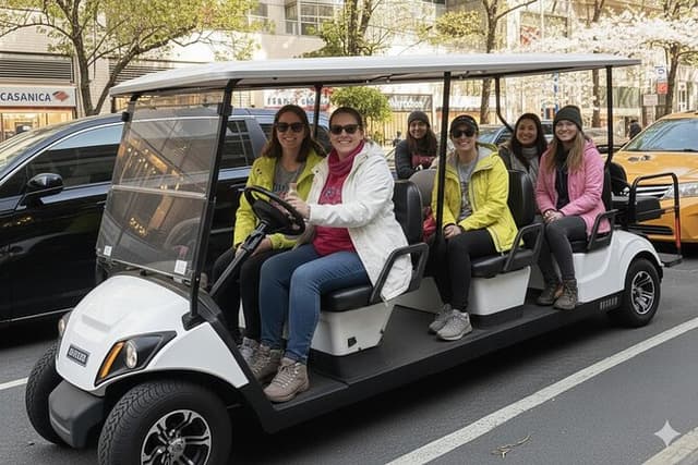 New York City's History & Landmarks Guided City Tour by E-Cart