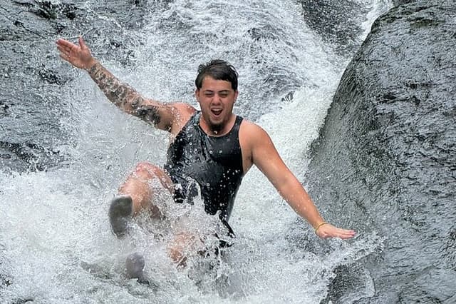 El Yunque Waterslide and Waterfall beach Tour with Food n Photos