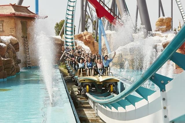 PortAventura and Caribe Aquatic Park From Barcelona Full Day Trip