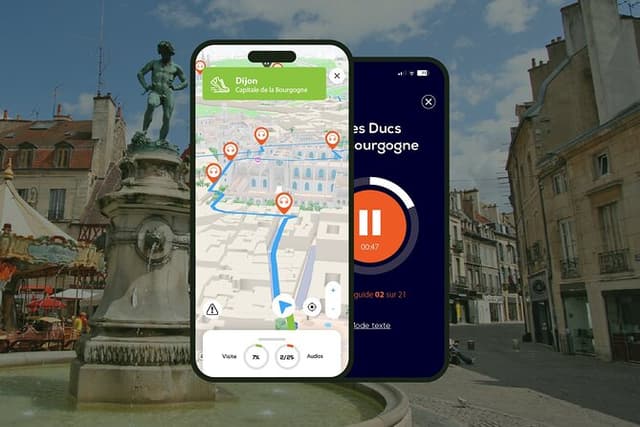 Dijon Audio Guided Walking Tour 1h30 and 24 Audio Comments