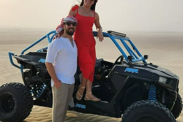 Doha:ATV,Quad or Buggy Dune Bashing,CamelRide & Sandboarding
