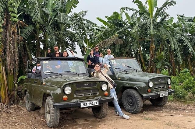 Hanoi City Tour by Vintage Jeep: Hidden Gems, Train Street & Food
