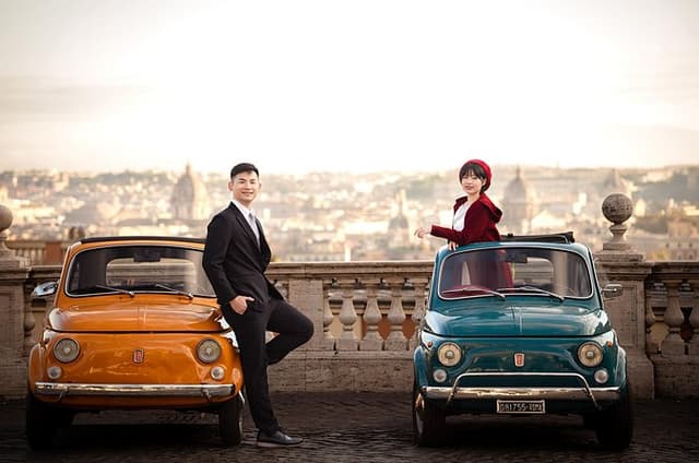 Rome Fiat 500 Tour With Photoshoot Option