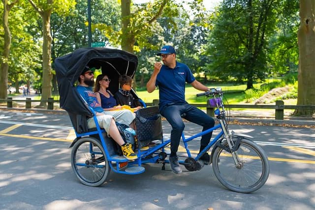 Central Park Film Spots and Celebrity Homes Pedicab Tour