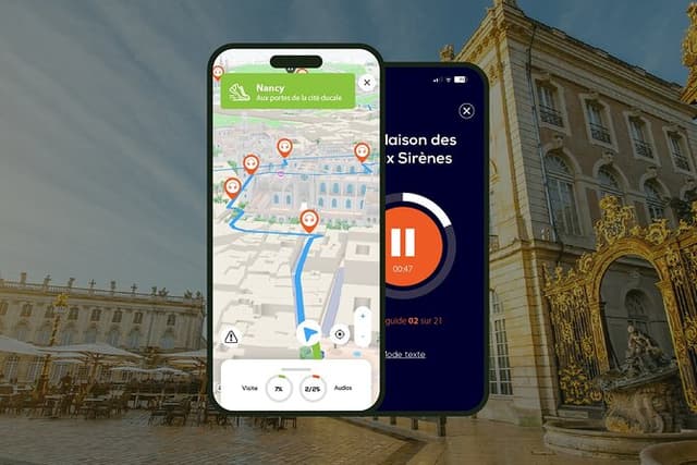 Nancy Audio Guided Walking Tour 1h40 and 27 Audio Comments