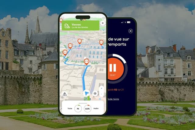 Audio Guided Walking Tour 1h20 and 18 Audio Comments